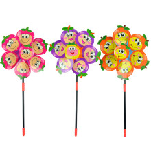 Wind Spinner Kits Cartoon Windmill Toy for Lawn Cute Pinwheel Garden Decoration fruit