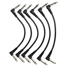 Profession Guitar Patches Pedal Low Noise Good Quality Patches Cable Right Angle Black