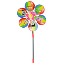 6-Blade Wind Spinner Kits Windmill Toy for Lawn Cute Pinwheel Garden Decoration