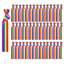200PCS Pride Month Unisex Rainbow Bandana Gay Pride Handkerchief Wristband Wrist Band