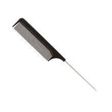 Parting Comb Hairdressing Must have Pointed Tail Hair Comb for Fashionable Women Black
