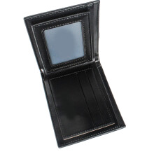 Pocket Wallet Card Holder Bank Credit Card Case Multi Slot Men Purse Card Case Black