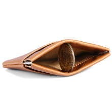 RFIDBlocking Purse Multi-slot Pocket Wallet for Men Women Waterproof Coin Purse Brown