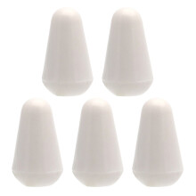 Replacement Pickup Selector Switches 3 5 Way Toggle switches Tip Knob Cap Buttons White
