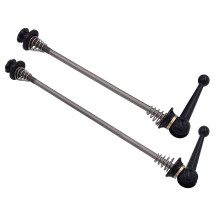 1 Pair of Bike Axle Quick Release Rear Wheel Skewer Road Mountain Bicycle Bikes Black