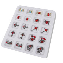 3D Halloween Nail Art Charms Skull Spiders Rhinestones Skeleton Alloy Nail Art WSJ02