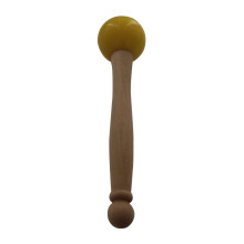 Bowl Strikers Rubber Mallets for Playing Buddhist Bowl Mallet Yoga Bowls Stick Yellow
