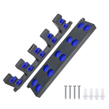 Fishing Poles Rack for Garage Rod Rack Holds Up to 10 Rods, Fishing Rod Holders Blue