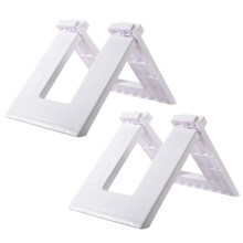 2pcs Balance Bike Storage Rack Scooter Parking Frame for 10in&12in Balance Bikes White