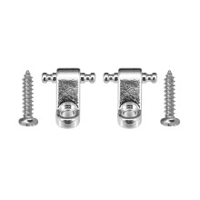 2pcs Guitar String Retainers Tree Standard Roller String Guides Easy to Install Silver