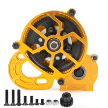 Rust-Proof Gearbox RC Vehicle Transmission Box for SCX10 I II 1:10 RC Car Spare Gold