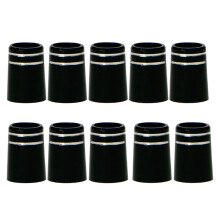 Tip Size 0.370 Golf Ferrules 19x13.6x9.5mm Black Golf Sleeve Ferrule Replacement
