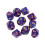 Multi-color 10pcs 10 Sided Dice D10 Playing RPG Party Game Polyhedral Dices 2 1
