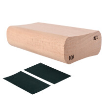 Sanding Block Fret Leveling Luthier for Guitar Luthier Tool with 2Pcs Sandpaper B