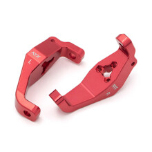 Caster Mounts C Hub for Carrier Blocks Knuckles Arm for 1/10 Gen8 RC Crawler Red