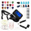 Guitar Accessories Kit with Guitar Strings, Bridge Pins, Bridge Saddle and Nut Type A 1