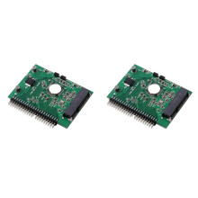2X MSATA SSD Naar 44 Pin IDE Converter Adapter Als 2,5 Inch IDE HDD PCI E Express Converter Adapter voor Laptop