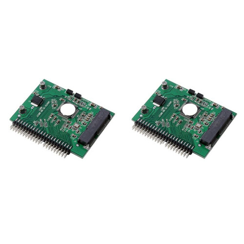 2X Adaptador Conversor MSATA SSD para IDE de 44 Pinos Como Adaptador Conversor  IDE HDD de 2,5 Polegadas PCI e Express para Laptop