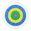 Color Face Practice Board Shoot Targets with Solid Pad for Outdoor Placement 1