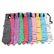 10pcs Led Necktie Pre-tied Neckties Luminous Tie Light up Neck Tie Flashing Tie