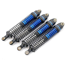 RC Accessory Metal Shock Absorber 4Pcs Dampers for 1:10 Crawler Climbing Truck Blue