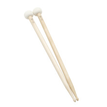 1 Pair Double-end Drum Sticks Multi-Percussion Stick Practical Drumstick Wood color