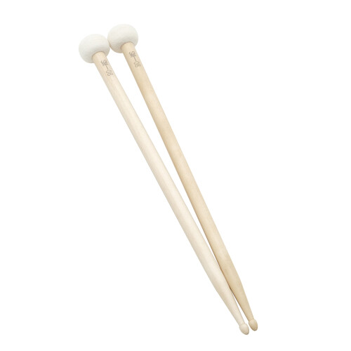 1 Pair Double-end Drum Sticks Multi-Percussion Stick Practical Drumstick Wood color