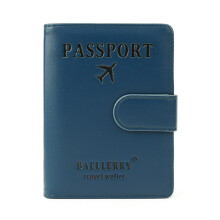 Convenient Wallet Practical Simple Plane Passport Cover for Weddings Travel Gift Blue