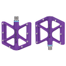 Universal Anti-slip Foldable Bicycle Cycling Pedals for Most Bike Multi Colors Purple