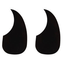 2X Akoestische Gitaar Slagplaat Patroon Versierd Zelfklevende Pick Guard Sticker voor Accessoires voor Akoestische Gitaar -A