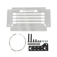 Remote Control Car Folding Camping Table Plate Car Decor for 1/10 RC TRX-4 Silver