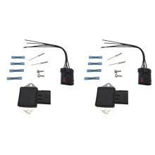 2X Radiator Cooling Fan Relay Wire Wiring Harness Pigtail Connecto for Town & Country Neon 5017491AB