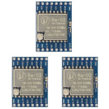 3X SX1278 LoRa-Module LoRa 02 433M-Adaptermodule Draadloze Transmissie SPI-Communicatiemodule