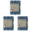 3X SX1278 LoRa Module LoRa 02 433M Adapter Module Wireless Transmission SPI Communication Module 1
