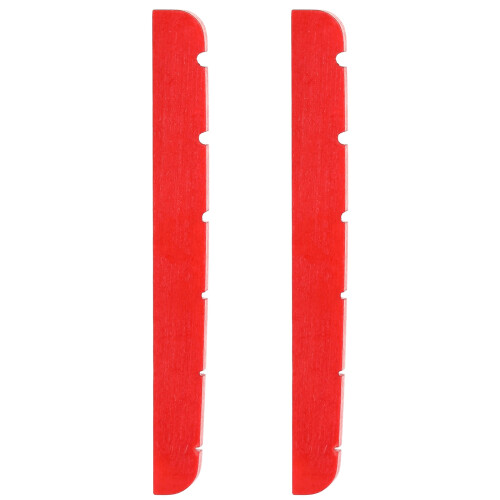 2pcs Convenient 42mm Electric Guitar Bone Nut for 6 String  Repair Red