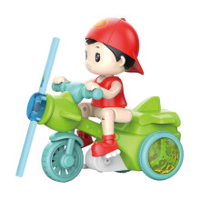 Rotation Stunt Tricycle Toy Sounding Moving Electronic Moving Educational Toy