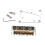 Guitar Bridge&Pickup Mounting Rings Set Guitar Roller Bridge Pickup Bottom Frame 1