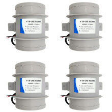 4Stück 4-Zoll-Inline-Gebläse, Bilgengebläse für Boote, Kühlgebläse, Schiffskabinenbelüftung, 12 V, Wohnmobil- und Schiffszubehör