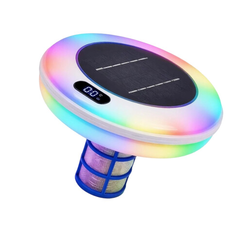 Pool Ionizer with Solar Top Floating Pool Care Accessory for Home Use