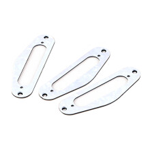 3 Pieces Metal Single Coil Pickup Ring Replacement Electric Guitar Parts