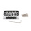 4-String Fixed Bridge Top Load Saddle String Spacing Hardtail Fixed Bridge 1