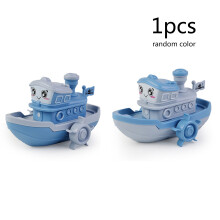 Bathroom Shower Toy Have Fun in BathTime Clockwork Bathtub Vehicle for Boy Light blue