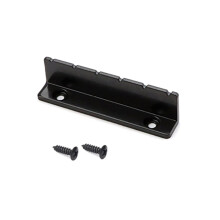 6 Strings Guitar Bridge Nut, Adjustable Metal Bridge Nut for 6 String L-Shaped Black