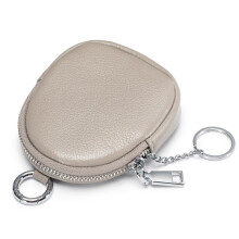 Wallet Coin Bag Solid Color Cash Small Change Wallet Coin Purse Mini Headset Bag Gray