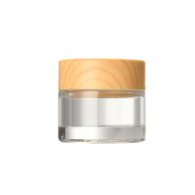 1PC Empty Glass Clear Round Jars Containers with Lids for Cosmetic Lotion Cream 10g