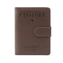Durable PU Passport Cover Wedding Gift Credit Card Holder Gift for Traveler Coffee