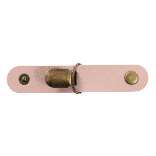 Practical Bag Hangers Straw Hat Clip Conveniently Attach to Your Bag or Hat Pink