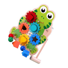 Funny Music Toy Interactive Xylophone Kindergarten Kid Learning frog animal gear kno