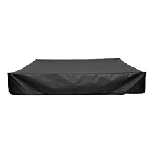 Waterproof Sandbox Cover for Toddlers Keep Sandpit Clean and Tidy Black 180x180x20cm