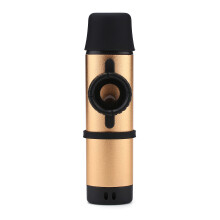 Lightweight Kazoo Kids Adults Metal Kazoo Easy to Learn Musical Instruments Gift Gold